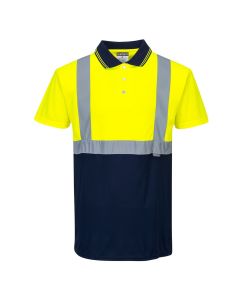 Podkoszulek PW polo S479 ostrzegawczy k:Żółty 