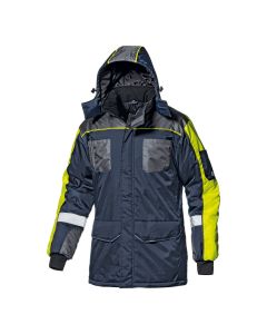 SIR SAFETY Kurtka ocieplana, ostrzegawcza FREEZER k:Gran./Żółty  XL