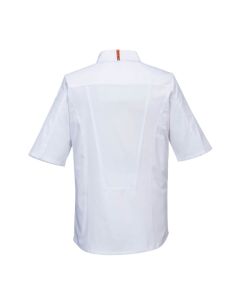 Bluza kucharska PW C746 krótki rękaw Stretch Mesh Air Pro k:Biały 