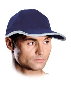 Czapka RP Baseballowa CZSTRAP z odblaskiem k:Niebieski  