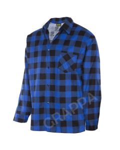Koszula Flanelowa KRAJOWA  k:Nieb./Czarny 