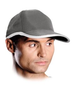 Czapka RP Baseballowa CZSTRAP z odblaskiem k:Szary  