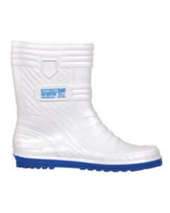 Białe kalosze damskie FAGUM STOMIL 13022 PRO PVC OB FO SRC