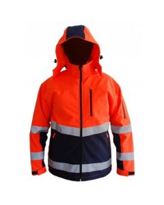 Kurtka softshell Ostrzegawcza CONSORTE SNOW HAWK Pomarańczowa