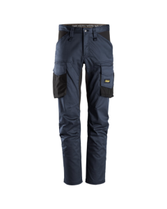 Spodnie robocze Snickers AllroundWork Stretch 6803 9504 granatowe