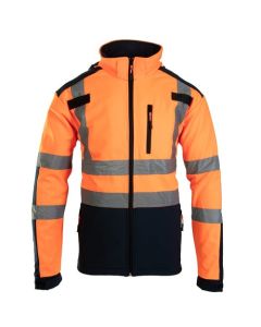 Kurtka ostrzegawcza softshell Polstar Brixton Flash AFSO pomarańczowa