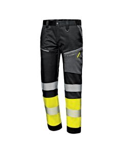 SIR SAFETY Spod. w pas ostrzegawcze CONTRAST k:Czarny 