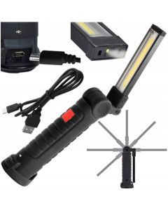 Latarka warsztatowa LED COB 2W 200lm