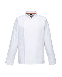 Bluza kucharska PW C846 Stretch Mesh Air Pro k:Biały  L