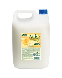 Mydło w płynie 5L ATTIS Milk & Honey  Białe