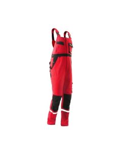 Spodnie ogrodniczki robocze POLSTAR RUBIN SEVEN KING A4OG czerwone