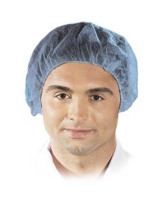 Czepek z polipropylenu A'100"beret" CZE-P21 k:Nieb.  