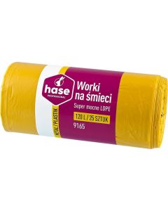 Worki 120L HASE A'25 żółte