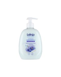 Mydło w płynie 500ml LUKSJA pompka Len i Mleczko Ryżowe