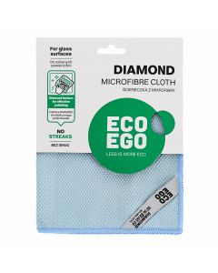 Ścierka mikrofibra 40x40 ECO EGO Bez smug DIAMOND