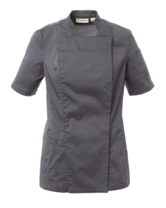 PAYPER HORECA Bluza kucharska STARLIGHT MESH LADY damska krótki rękaw k:Stalo. 