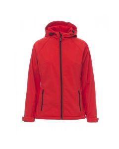 PAYPER Kurtka softshell damska GALE LADY k:Czerw. 