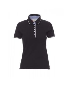 PAYPER Podkoszulek polo damski LEEDS k:Czarny  M
