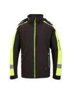 Kurtka ocieplana POLSTAR softshell RIVAL Czarno Żółta